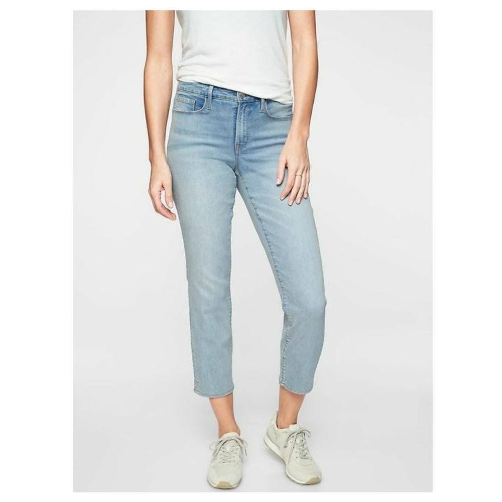 ATHLETA Sculptek Slim Straight Jeans Agate Wash 6